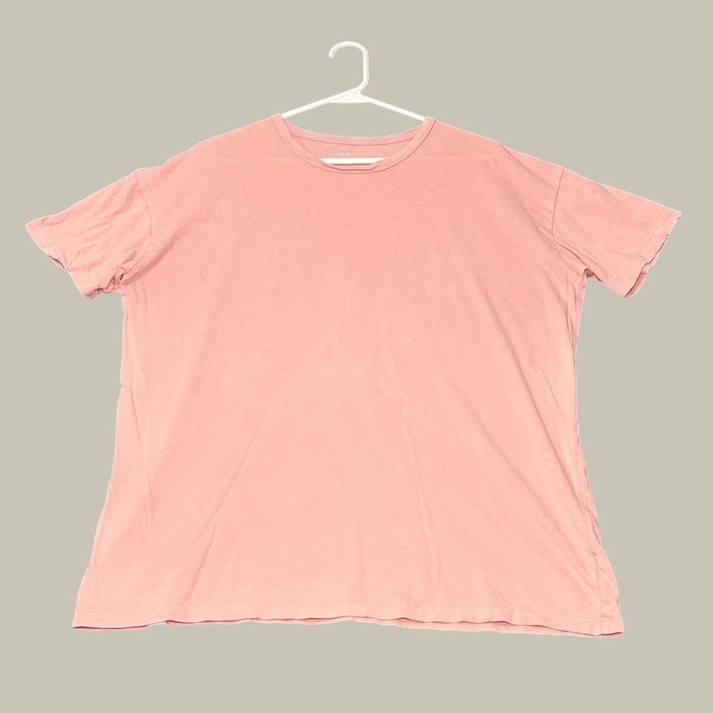 Aerie Pink Short Sleeve Relaxed Crew Neck T-Shirt Size M